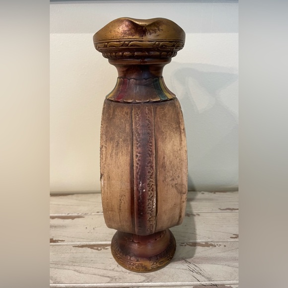 Vintage Norleans Large 3-D Ceramic Pitcher or Urn with spout Japan - Picture 4 of 9